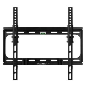 1Pc TV Wall Mount Tilt Dual Arm TV Mount Brackets Maximum VESA 400x400mm For 26-55in TVs (Option: Black)