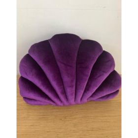 Simulation Shell Pillow Cushion Doll Nap Pillow (Option: Deep purple-M)