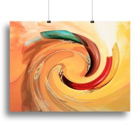 Spiral Canvas Print or Poster (Type: Standard Framed Canvas Print, size: XX-Large (32" x 24"))