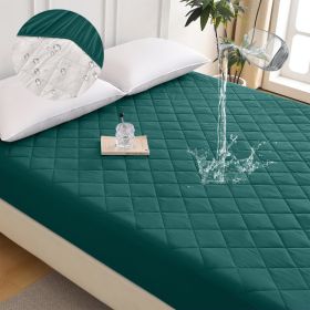 Diamond Grid Ultrasonic Waterproof Mattress Protector (Option: W13664152)